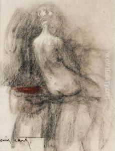 Nude Study by Louis Icart