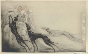 Speed (c.f. W.r.holland,
C.p.catania And N.d.isen, Louis Icart, Thecomplete Etchings, Schiffer,
Pa, 1998 Edition, P.148.) by Louis Icart