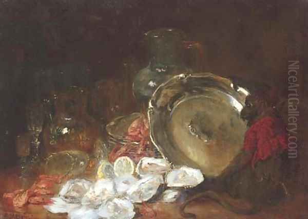 A monkey sitting by a salver - view 1