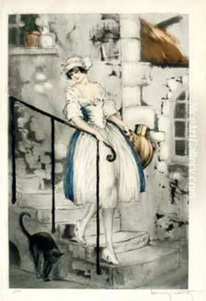 La Laitiere Au Chat (1928) - view 1