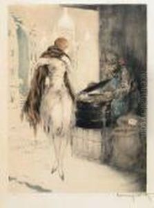 Chestnut Vendor (h./c./i. 335) by Louis Icart
