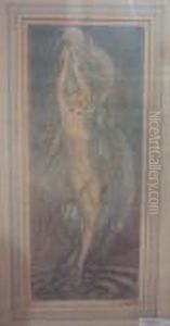 Fountain by Louis Icart