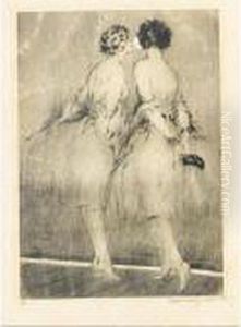 Backstage (hci 298) by Louis Icart