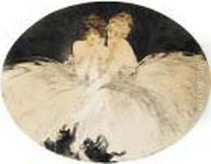 Frolicking (hci 117) by Louis Icart