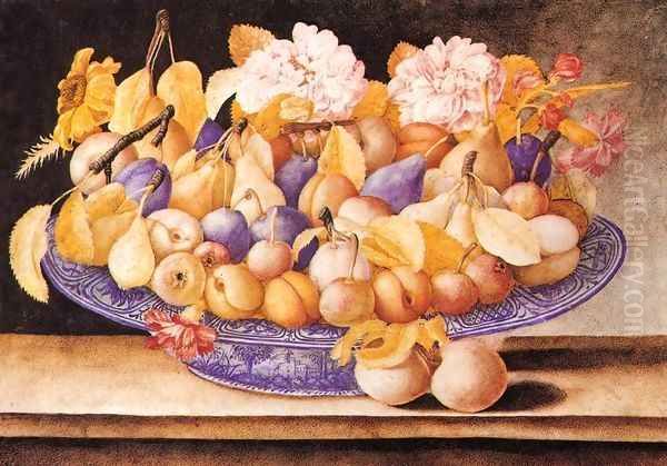 Still-Life of Fruit and Flowers - view 1