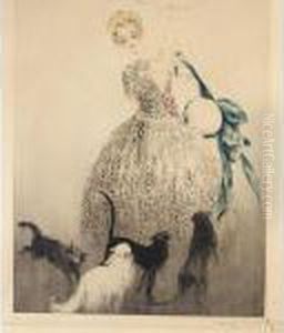 Plate Of Milk (hci 128) by Louis Icart