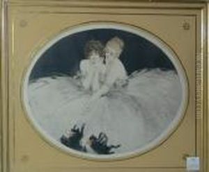 Frolicking (h./c./i. 117) by Louis Icart