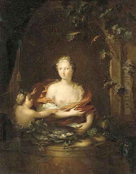 Portrait of a lady posing as Venus - view 1