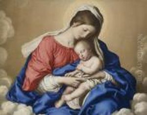 Madonna And Child by Giovanni Battista Salvi
