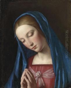 The Madonna In Prayer by Giovanni Battista Salvi