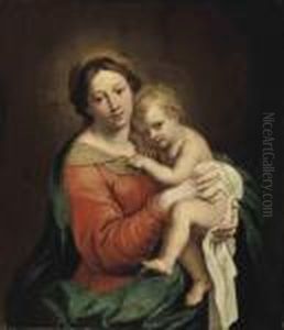 The Madonna And Child by Giovanni Battista Salvi