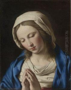 The Madonna At Prayer by Giovanni Battista Salvi