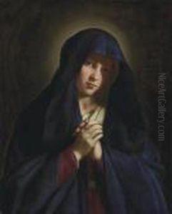 The Madonna At Prayer by Giovanni Battista Salvi