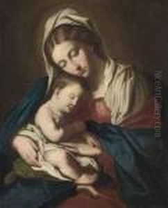 The Madonna And Child by Giovanni Battista Salvi