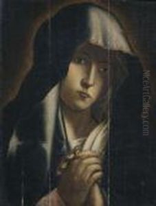 The Virgin In Prayer. by Giovanni Battista Salvi