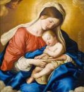 The Madonna And Child by Giovanni Battista Salvi