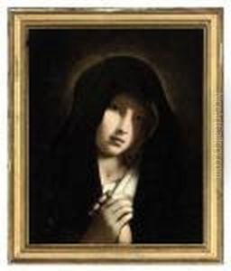 Madonna At Prayer by Giovanni Battista Salvi