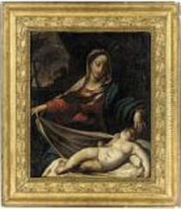 The Madonna And Child by Giovanni Battista Salvi