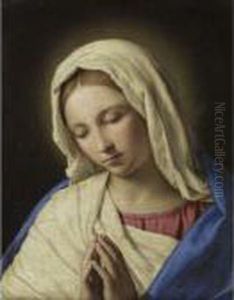Madonna In Prayer by Giovanni Battista Salvi