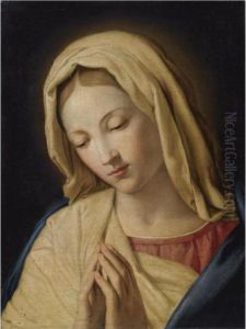 The Madonna At Prayer by Giovanni Battista Salvi