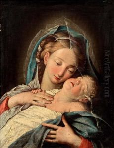 Madonna Mit Kind by Giovanni Battista Salvi
