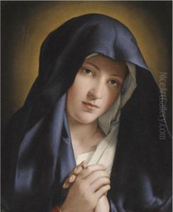 The Madonna At Prayer by Giovanni Battista Salvi