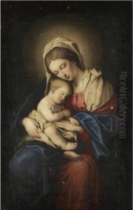Madonna And Child by Giovanni Battista Salvi