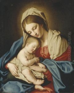 Vierge A L'enfant by Giovanni Battista Salvi