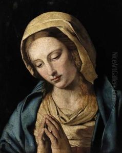 Vierge En Priere by Giovanni Battista Salvi