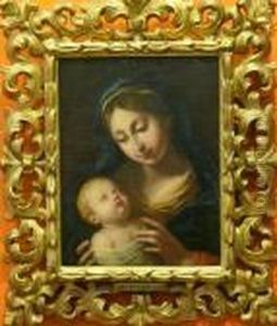 Madonna Med Barnet. by Giovanni Battista Salvi