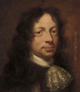 Portrait of a gentleman, head-and-shoulders, in a lace cravat