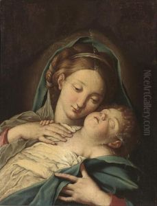 The Madonna And Child by Giovanni Battista Salvi