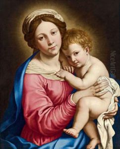 Madonna Con Il Bambino by Giovanni Battista Salvi