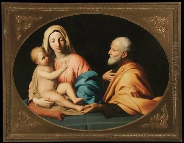 Manner Of Giovanni Battista Salvi , The Holy Family - view 1
