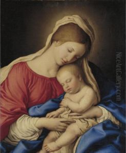 Madonna And Child by Giovanni Battista Salvi