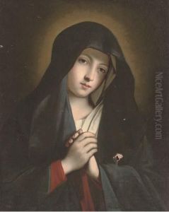 The Virgin In Prayer by Giovanni Battista Salvi