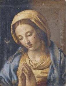 The Madonna At Prayer by Giovanni Battista Salvi