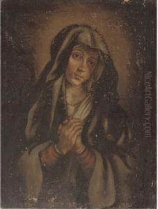 The Virgin At Prayer by Giovanni Battista Salvi