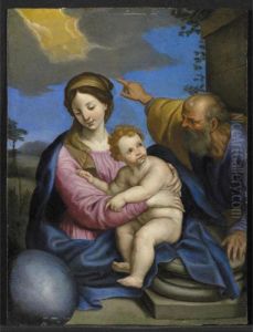 Sacra Famiglia by Giovanni Battista Salvi