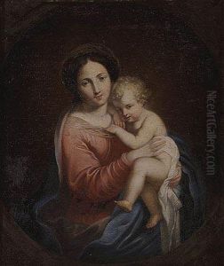 Virgen Con El Nino by Giovanni Battista Salvi