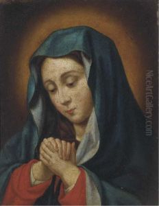 The Virgin At Prayer by Giovanni Battista Salvi