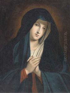 The Virgin At Prayer by Giovanni Battista Salvi
