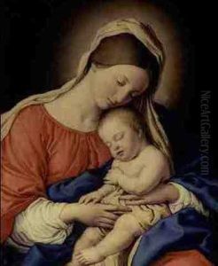 Madonna And Sleeping Christ Child