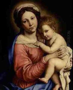 Madonna And Child by Giovanni Battista Salvi