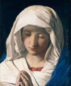 The Virgin In Prayer by Giovanni Battista Salvi