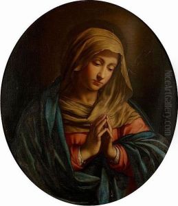 The Madonna At Prayer by Giovanni Battista Salvi