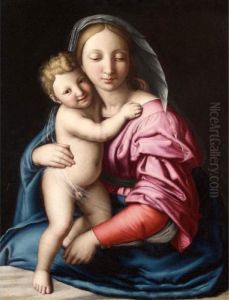 The Madonna And Child by Giovanni Battista Salvi