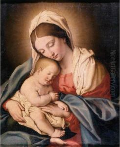 Madonna And Child by Giovanni Battista Salvi