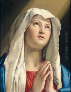 The Virgin In Prayer by Giovanni Battista Salvi