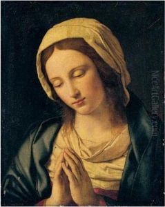 The Virgin At Prayer by Giovanni Battista Salvi